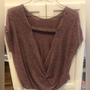 Open back shirt. Size medium